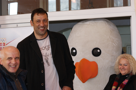 Владе Дивац у посети нашој школи